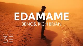 bbno  edamame Lyrics feat Rich Brian [upl. by Frohman]