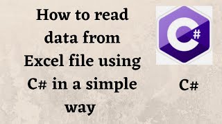 How to read data from excel file using C  How to read excel file from C [upl. by Adyan529]