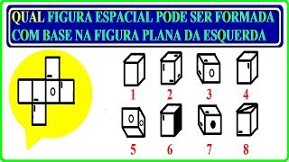 Raciocínio Lógico CUBOS Formação Figuras Sequência Psicotécnicos QI Quociente de Inteligência Detran [upl. by Flosser]