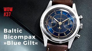 New Baltic Bicompax 002 quotBlue Giltquot Chronograph  Watch of the Week Episode 37 [upl. by Ssitnerp]