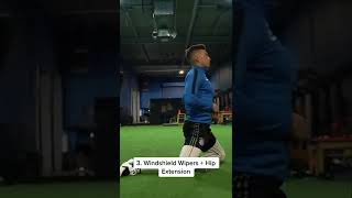 5 Hip Mobility Exercises for Footballers shorts [upl. by Yrogreg891]