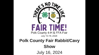 2024 Polk County Fair Rabbit and Cavy Show [upl. by Theresa65]