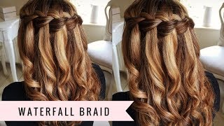 Waterfall Braid by SweetHearts Hair [upl. by Erda174]