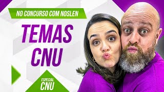 CNU  Possíveis Temas de Redação  Professor Noslen [upl. by Ferne]