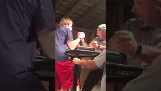 Lamoille Tournament July 23 2021 vs Jake Randall Right Overalls armwrestling vermont [upl. by Slen2]