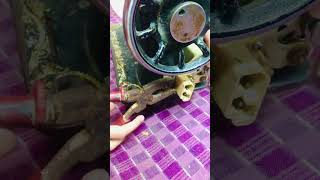 Simple machine में motor कैसें फिट करे  sewingmachinetips machinemotor [upl. by Alleuqram]