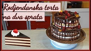 Rodjendanska torta na sprat [upl. by Calley]