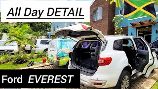 We Didnt REST until we Were Done with the Ford EVEREST jamaica mobiledetailing [upl. by Enylcaj]