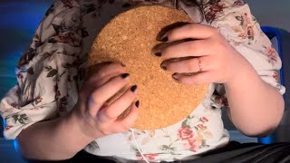 ASMR Cork tapping and scratching  No talking  Fast and Aggressive [upl. by Elohcim]