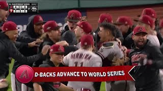 DIAMONDBACKS ADVANCE TO THE WORLD SERIES  2023 MLB Postseason [upl. by Anieral]