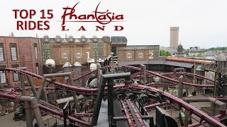 Top 15 Rides at Phantasialand [upl. by Mukerji610]