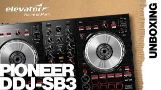 Pioneer DDJSB3  Serato DJ Controller  Unboxing Elevator deutsch [upl. by Abdu]