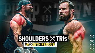 The Ultimate Dumbbell Shoulder Workout  Seth Feroce [upl. by Ttirrej]