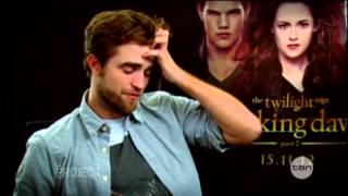 Robert Pattinson interview on The Project 2012  The Twilight Saga Breaking Dawn [upl. by Mendoza]