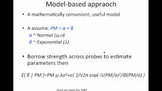 Statistics and Genomics Background correction [upl. by Aimit]