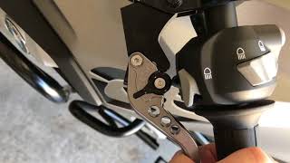 CHANGE LEVERS on 2018 G310 GS [upl. by Aimek]