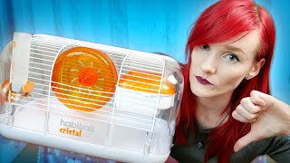 Bad Cage Unboxing Review  Habitrail Cristal Hamster Cage  Munchies Place [upl. by Egide475]