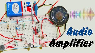 Audio Amplifier Circuit using 555 Timer IC [upl. by Aicsila312]