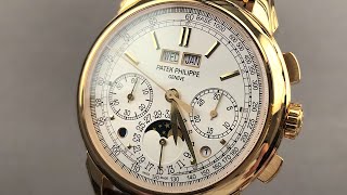 Patek Philippe 5270J001 Perpetual Calendar Moon Phase Chronograph Patek Philippe Review [upl. by Enelrak]