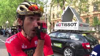 Ion Izagirre  entrevista en la meta  etapa 4  Tour de Romandie 2018 [upl. by Phillida488]