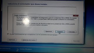 SOLUCIÓN No se encuentra un controlador de dispositivo para unidad de CDs o DVDs [upl. by Amann]