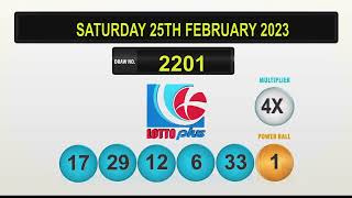 NLCB Online Lotto Plus Draw Saturday 25th February 2023 [upl. by Aniuqaoj]