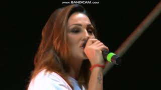 100718 Anna Tatangelo in quotChiedere scusaquot  Marina di Cecina  Radio Stop Festival [upl. by Lerrud]