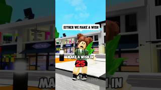 THEY GET BANNED IF THEY DONT MAKE A WISH IN ROBLOX brookhavenrp shorts [upl. by Hsirt]