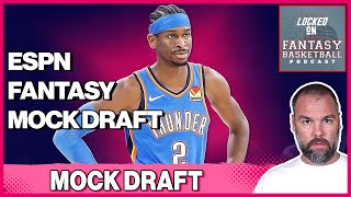 NBA Fantasy Basketball Mock Draft  ESPN Points Scoring  12 Teams [upl. by Agni]