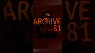 Intro  Archive 81 fanmade voiceacting voiceactor trailer shorts fyp scifi thriller [upl. by Jacinta]