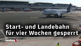 Sanierung Vierwöchige Sperrung der Start und Landebahn am Flughafen [upl. by Acquah]