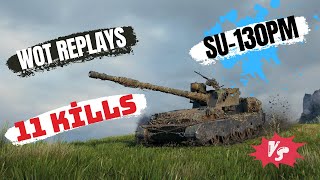 SU130PMs Perfect 10 Kill Spree in World of Tanks🏆  New Wot Replays [upl. by Nij]