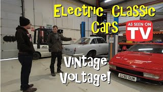 Visit to Electric Classic Cars  home of Vintage Voltage [upl. by Ahsael]