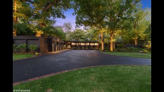 An Amazing Sprawling MidCentury Modern Post and Beam Ranch in Deerfield Illinois [upl. by Nostrebor]