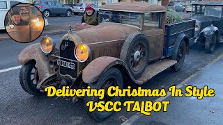 VSCC Talbot Darracq Pickup Truck 1920s Peaky Blinder Christmas Special [upl. by Yla881]