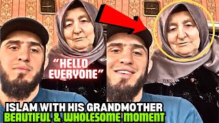 Islam Makhachev Shares An Wholesome Moment With His Grandmother VIDEO [upl. by Anelrahs47]