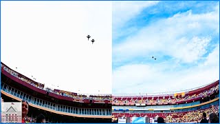 F16s Flyover US Mens National Team Soccer Game in Washington DC [upl. by Ttebroc306]