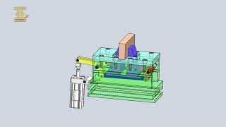 Jaw clamping device with coupled lever mechanism [upl. by Esau]