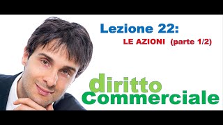 Diritto Commerciale Video Lezione n22  Le azioni parte 12 [upl. by Odiug637]