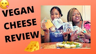 Mukbanging VEGAN cheese review ft Follow your heart Daiya Tree line Miyokos amp Chao [upl. by Hezekiah898]