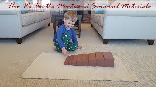 How We Use the Montessori Sensorial Materials  Montessori Homeschool [upl. by Alocin695]