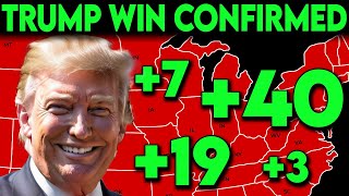 TRUMP WIN CONFIRMED Latest 2024 Election Map Prediction [upl. by Maud]