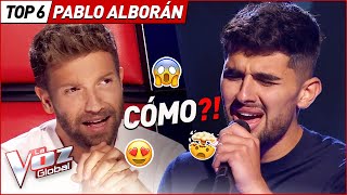 Las covers más BONITAS de PABLO ALBORÁN en La Voz [upl. by Coray]