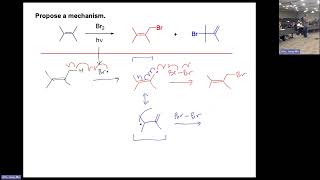 Organic Chemistry 1  Question on bromination reaction 2 [upl. by Krissie]