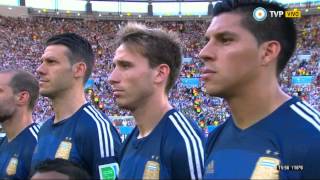 El himno argentino en la final del Mundial 2014 [upl. by Orihakat528]