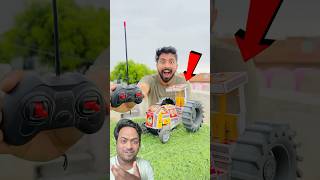 How to make remote control tractor with cardboard rccar diecast rctractors [upl. by Eceerahs]