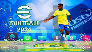 eFootball PES 2024 PPSSPP MOD DStv PremierShip [upl. by Gibun]