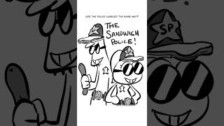 The Sandwich Police 😂 Animation Meme shorts [upl. by Ennirok]