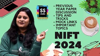 NIFT PREVIOUS YEAR PAPER SOLVED AND TIPS FOR 2024 ENTRANCE EXAM [upl. by Letsirk]