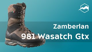 Ботинки Zamberlan 981 Wasatch Gtx Обзор [upl. by Song]